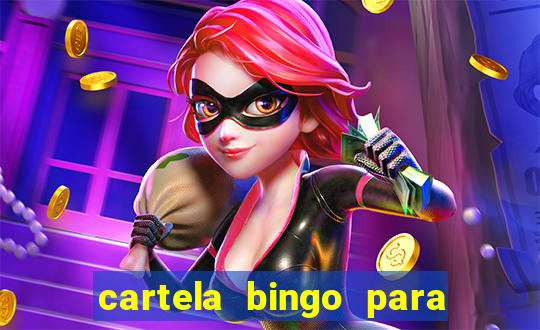 cartela bingo para cha de cozinha imprimir gratis