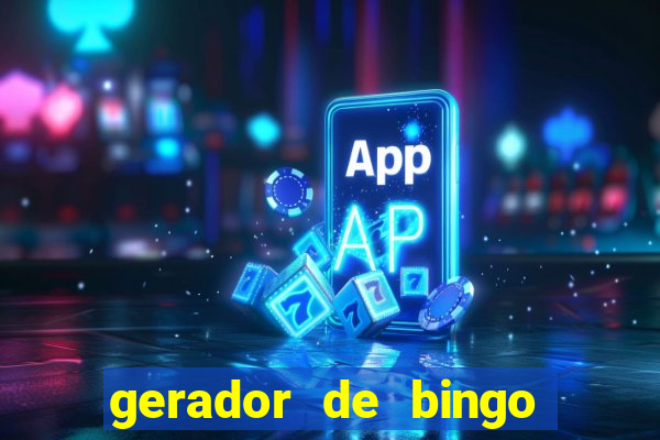 gerador de bingo de palavras